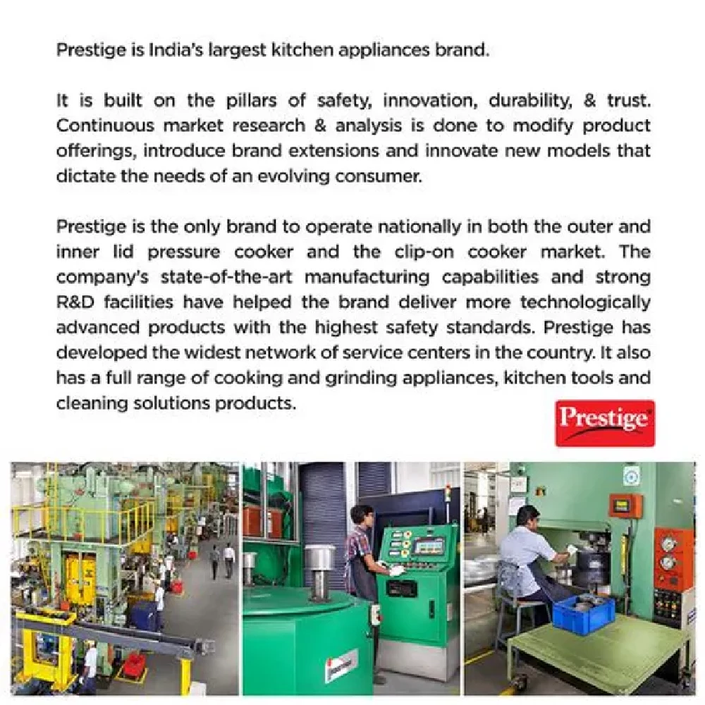 Prestige Nakshatra Duo Svachh Aluminium Inner Lid Pressure Cooker - Induction Base, Red, 10753, 5 L-6.webp